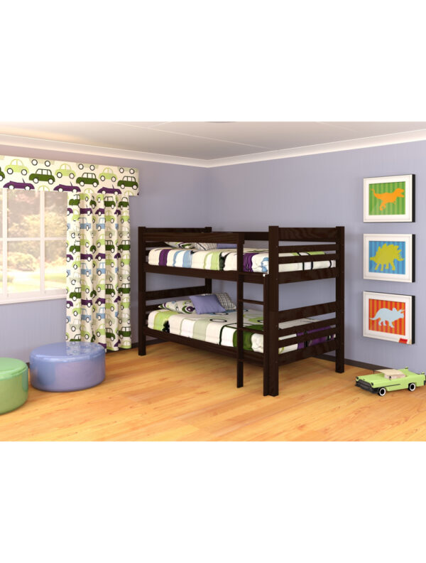 Homestead Double Bunk Walnut Bed