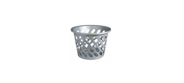 Addis Slotted Laundry Basket - Grey